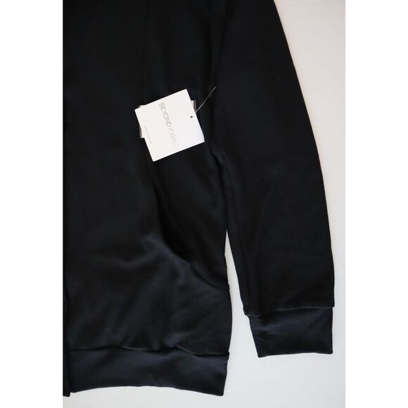Beyond Yoga CF2220 Women's Sz M Black Button Front Carefree Modal Cardigan - Picture 9 of 12